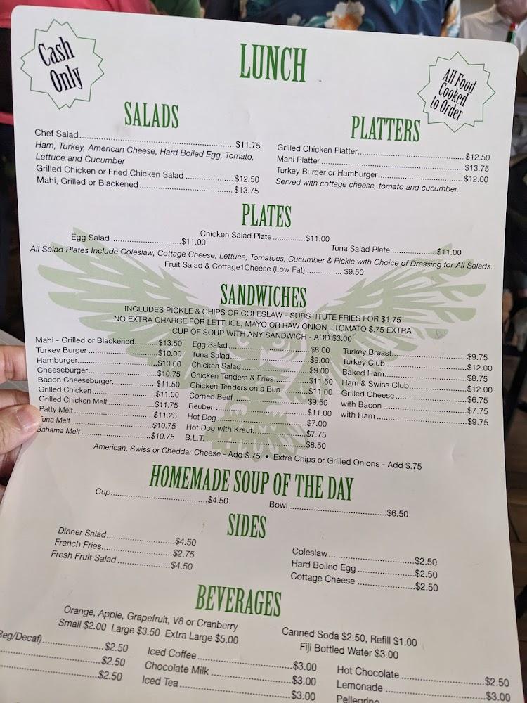 Green Owl Restaurant Menu image 2